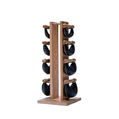Haltères Tour Chêne avec poids cuir noir 1,2,4,6 kg