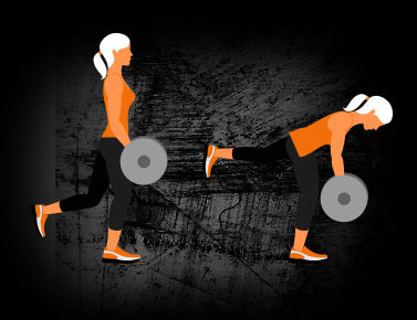 le (walking) deadlift