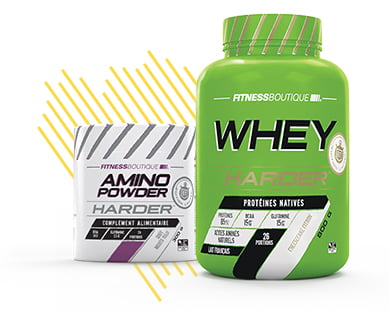 Whey Protéine et Amino Harder Bodytime