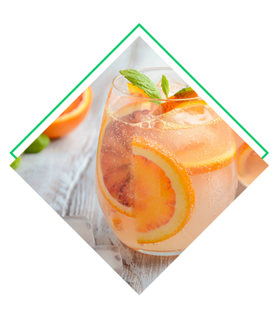 Boisson aux agrumes détox