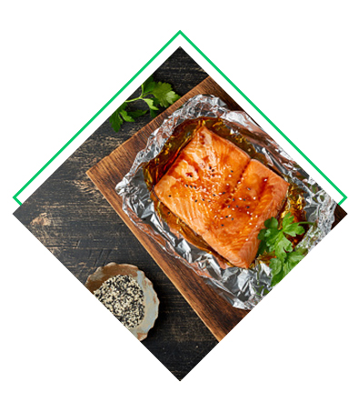 Papillote de Poisson et sa julienne de légumes détox