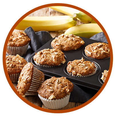 Muffins Vegan et protéinés