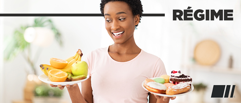 Choisir un régime plutôt qu'un rééquilibrage alimentaire