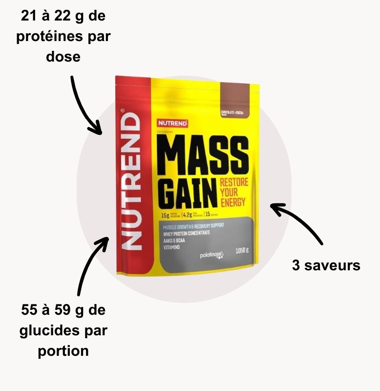 Gainer Mass gain de Nutrend