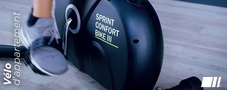 Fluidité du pédalage du vélo d'appartement