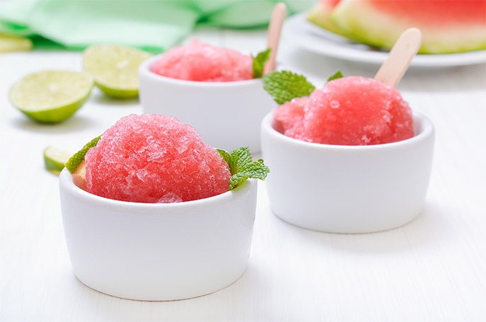 sorbet aux fruits