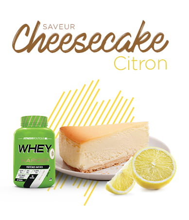 Whey Proteine Harder Cheesecake citron