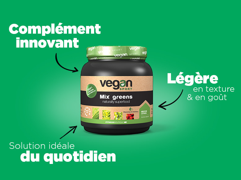 Protéines Végétales Mix Greens Vegan Sport
