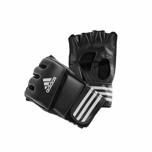 Boxe Gant Combat Libre PU sans pouce Noir/Blanc Taille XL