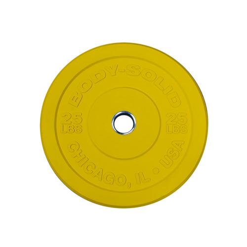 Disque Olympique - Diamètre 51mm Chicago Olympic Bumper Plate 15 kg