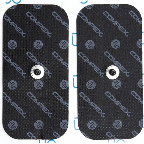 Consommables Sachet de 2 électrodes 1 Snap central 5 x 10 cm