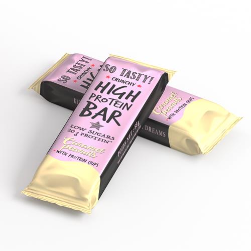 Barres Protéinées High Protein Bar - Chocolat blanc Caramel & Cacahuètes