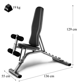 Bancs Multi-Positions OPTIMA Bh fitness - FitnessBoutique