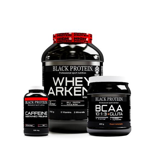 Protéines Pack Black Protein Back To Gym - Version Whey Vanille Black Protein - Fitnessboutique
