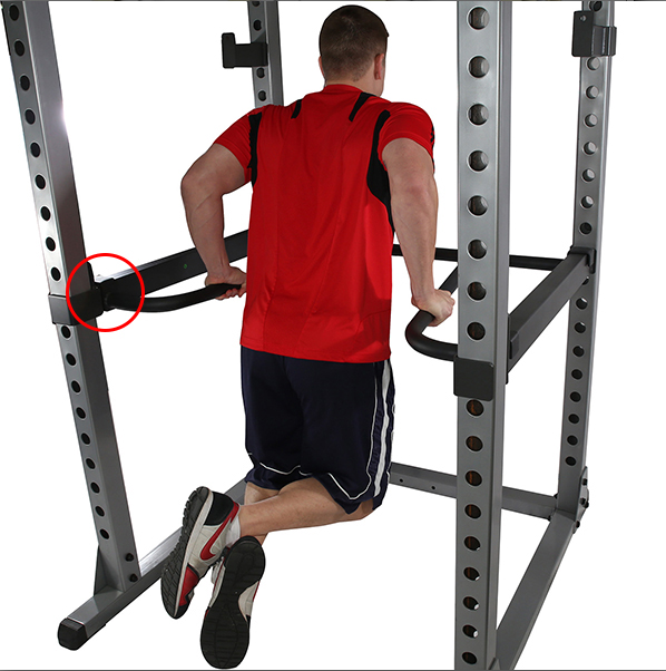 Accessoires de Musculation Option Dips pour cage à squat GPR378 Bodysolid - FitnessBoutique