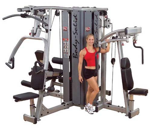 Appareil de Musculation Tour pour 4 Stations (non incluses) BODYSOLID PRO  DUAL 3 cartons- FitnessBoutique