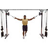  Poste Pectoraux et Épaules Cable Cross Over 2x75kg Bodysolid - FitnessBoutique