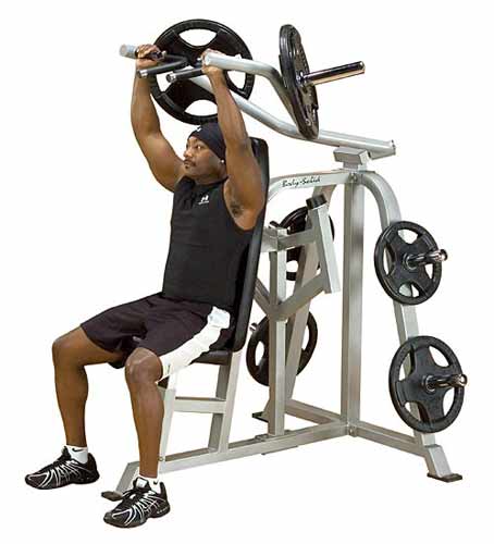 Poste Pectoraux et Épaules Press Bench Shoulder Développé Epaules Leverage Bodysolid Club Line - FitnessBoutique