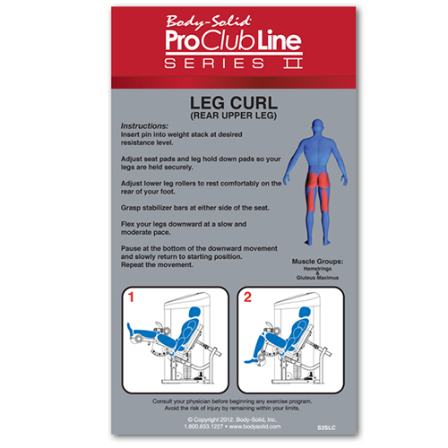 Poste Cuisses et Mollets Seated Leg Curl 105 kg Bodysolid Club Line - FitnessBoutique
