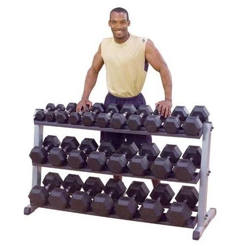 Support et Rack de Rangement Bodysolid Rack Haltères 2 Niveaux