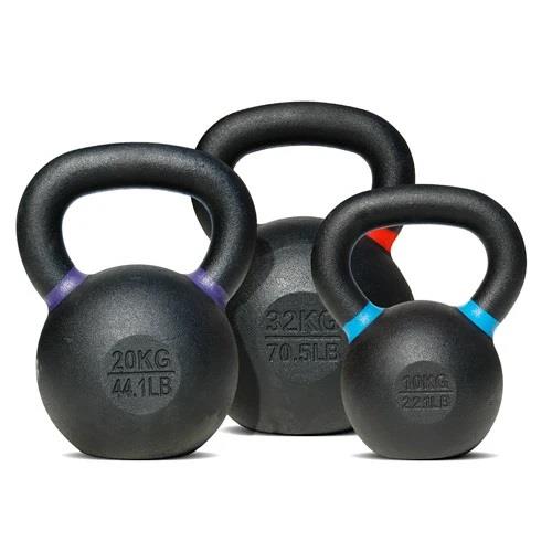 FANG Poids Kettlebell en Fonte Solide pour Le Fitness à Domicile et la Musculation Kettlebells de Fitness de qualité 4Kg à 32Kg