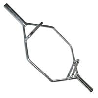 Barre Olympique - Diamètre 51mm Olympic Shrug Bar with raised handles Bodysolid - Fitnessboutique