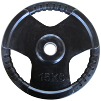 Olympique - Diamètre 51mm Disque olympique caoutchouc noir