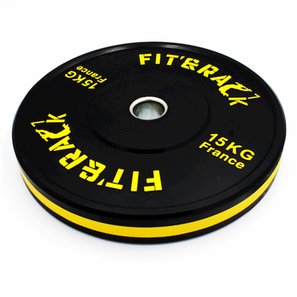  Disque Olympique - Diamètre 51mm Poids Entrainement 2.0 Fit' & Rack - FitnessBoutique