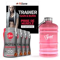 Coaching Pack Fitzone Secret Prise de Muscle Femme 20 Semaines FITZONE - Fitnessboutique
