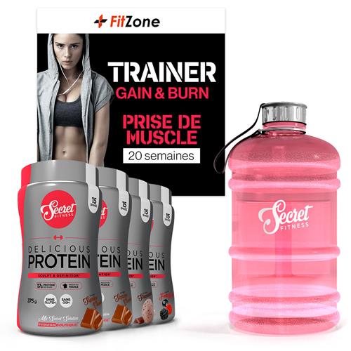 Coaching FITZONE Pack Fitzone Secret Prise de Muscle Femme 20 Semaines