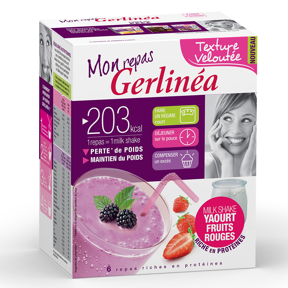 Hyperprotéinés Sucrés Milk Shake GERLINEA Etui de 6 repas ... Hyperprotéinés Sucrés Milk Shake GERLINEA Etui de 6 repas ...