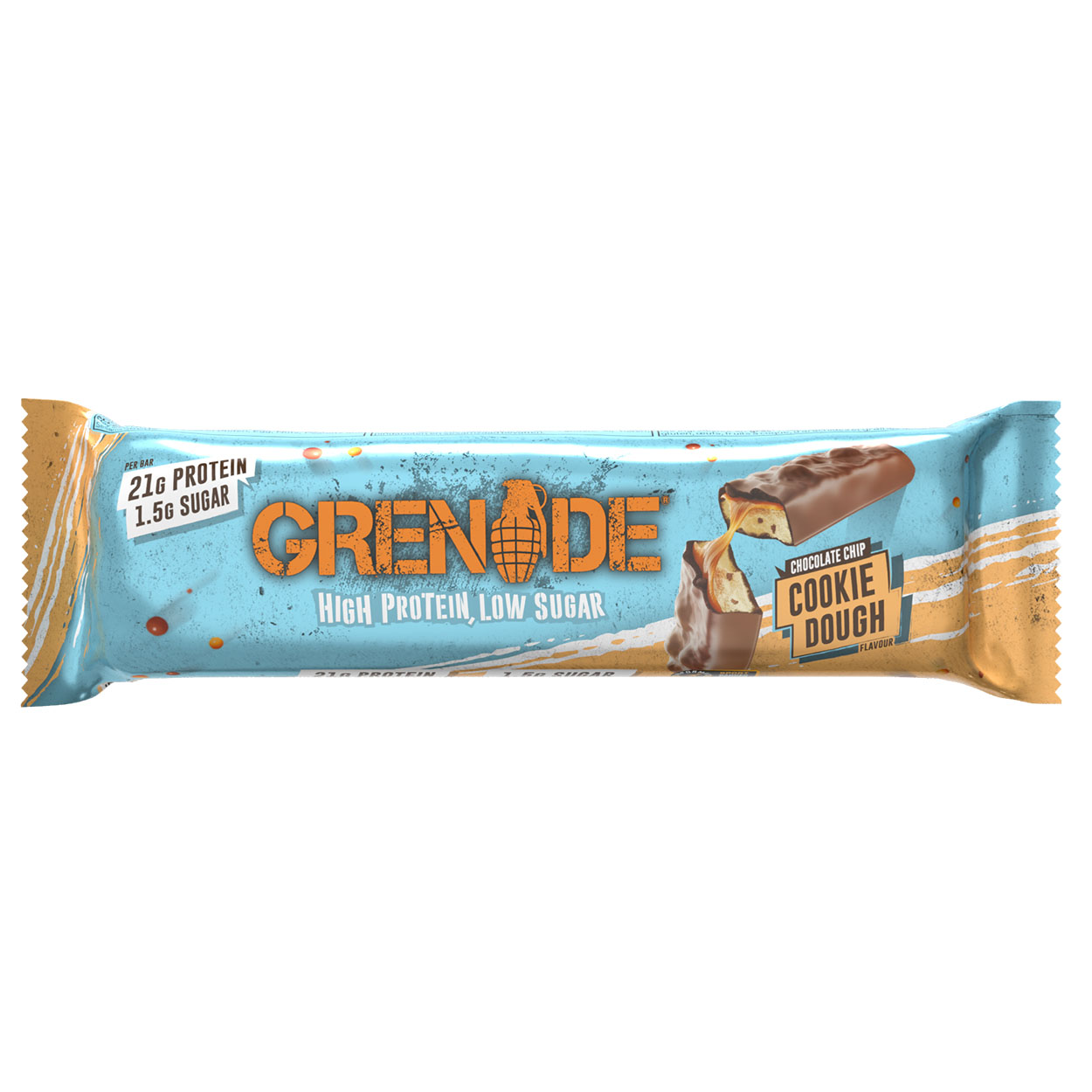 Encas Protéinés High Protein Bar GRENADE Cookie Dough Barre de 60 g FitnessBoutique