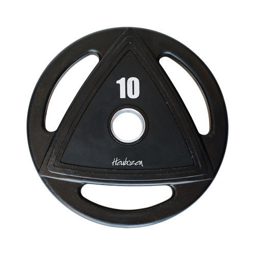 Disque Olympique - Diamètre 51mm Disque caoutchouc olympique 10 kg Noir Heubozen - Fitnessboutique