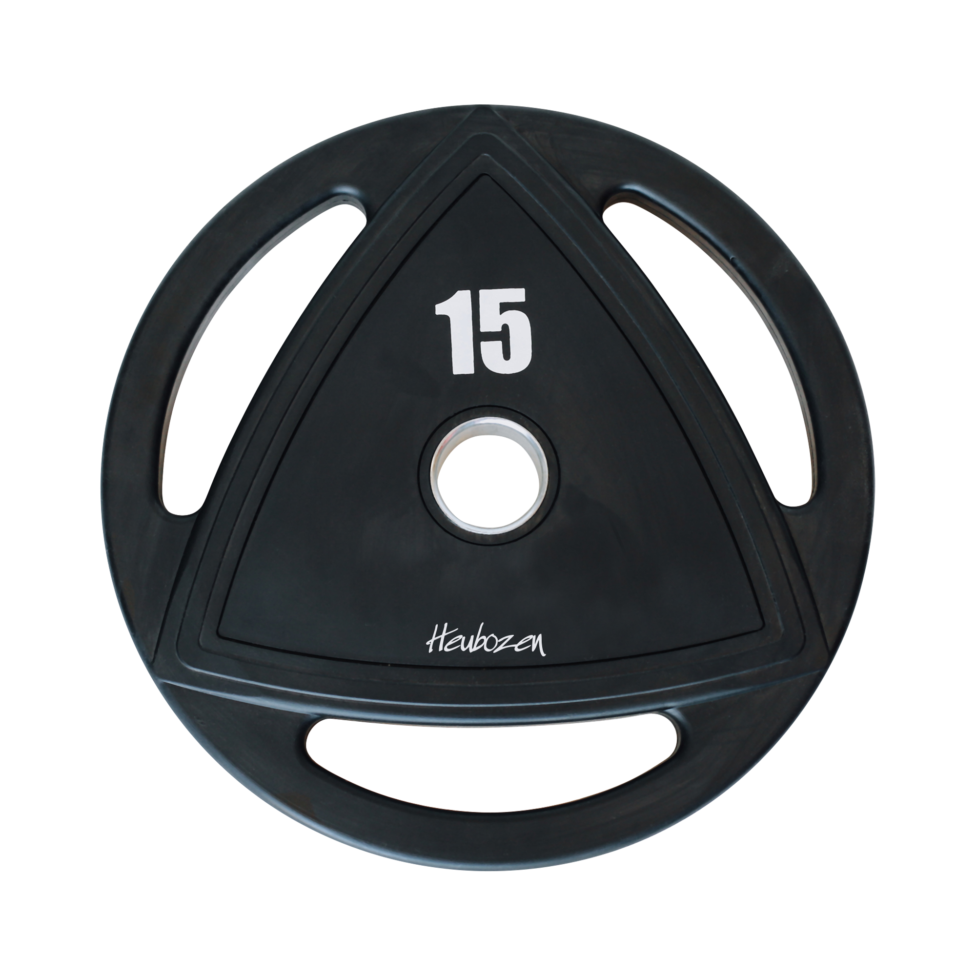  Disque Olympique - Diamètre 51mm Disque caoutchouc olympique 15 kg Noir Heubozen - FitnessBoutique