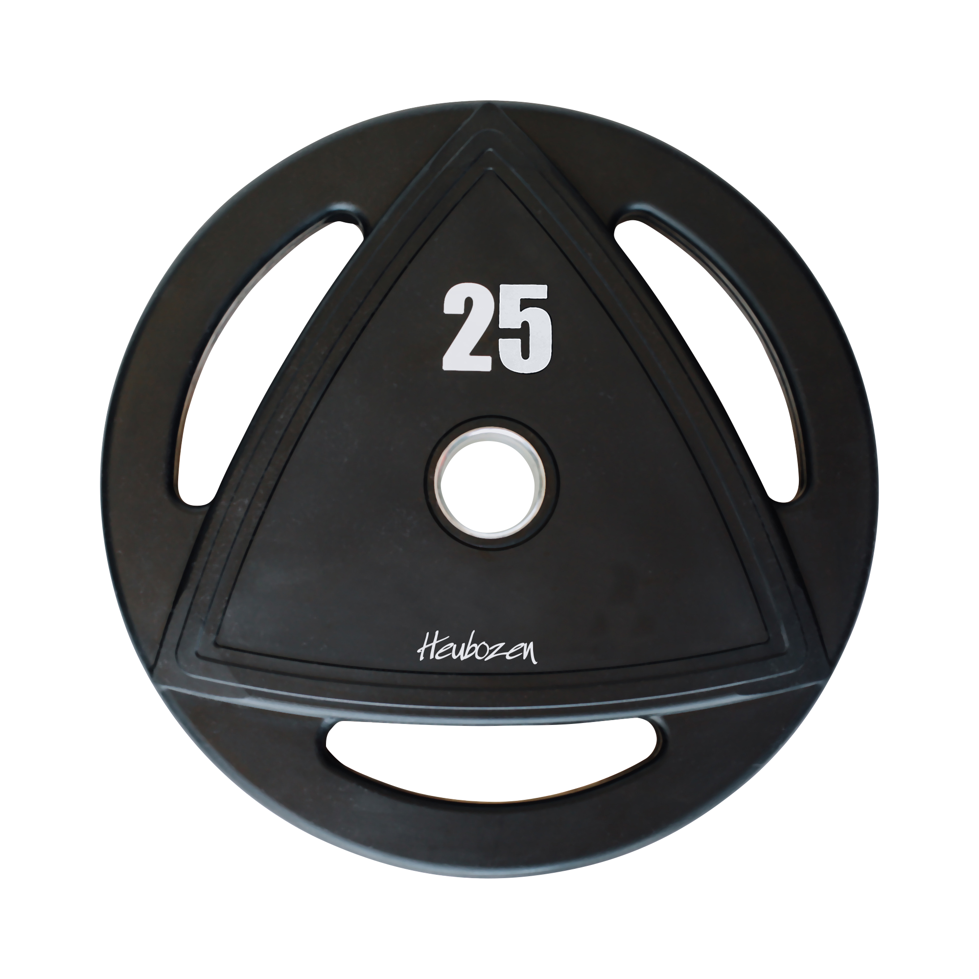 Disque Olympique - Diamètre 51mm Disque caoutchouc olympique 25 kg Noir Heubozen - FitnessBoutique