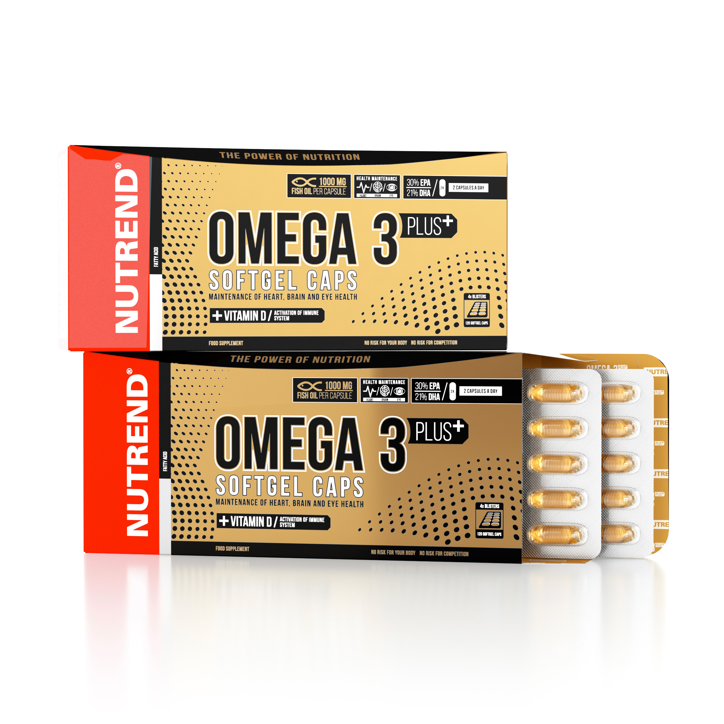  Nutrend Omega 3 Plus Softgel Caps