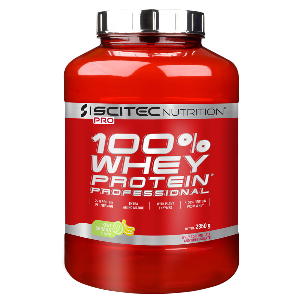 Whey Prot Ine 100 Whey Protein Professional SCITEC NUTRITION Kiwi   Sciwhypro2kb Principale F 