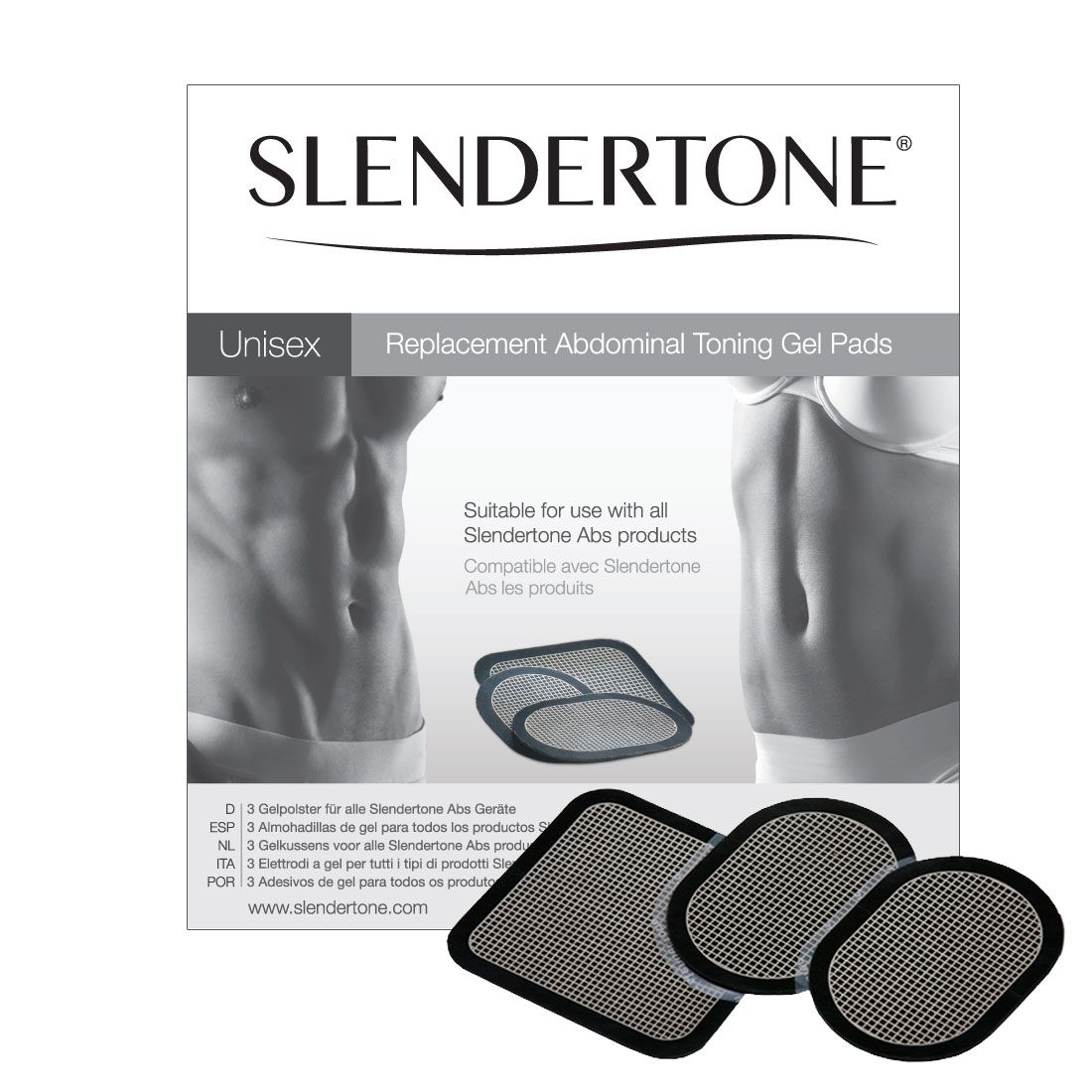  Slendertone Electrodes Abs8, Abs7, Abs6, Abs5, Connect Abs, et Abs3.