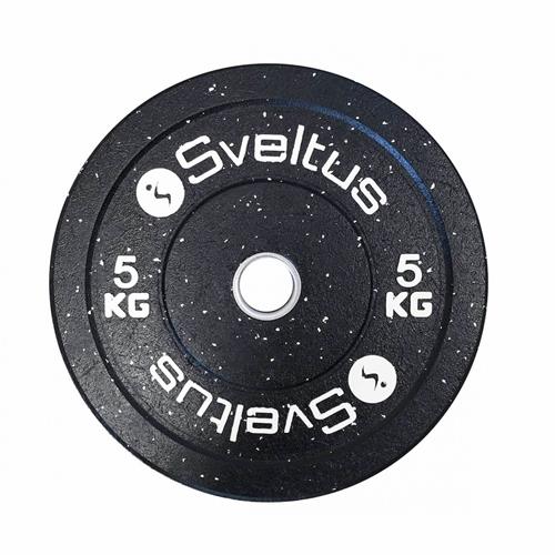 Disque Olympique - Diamètre 51mm Sveltus Paire de disques olympique bumper 5 kg