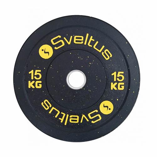 Disque Olympique - Diamètre 51mm Sveltus Disque olympique bumper 15 kg