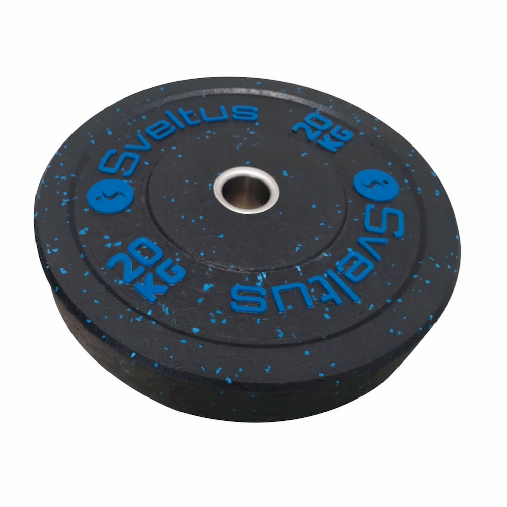 Disque Olympique - Diamètre 51mm Disque olympique bumper 20 kg Sveltus - FitnessBoutique