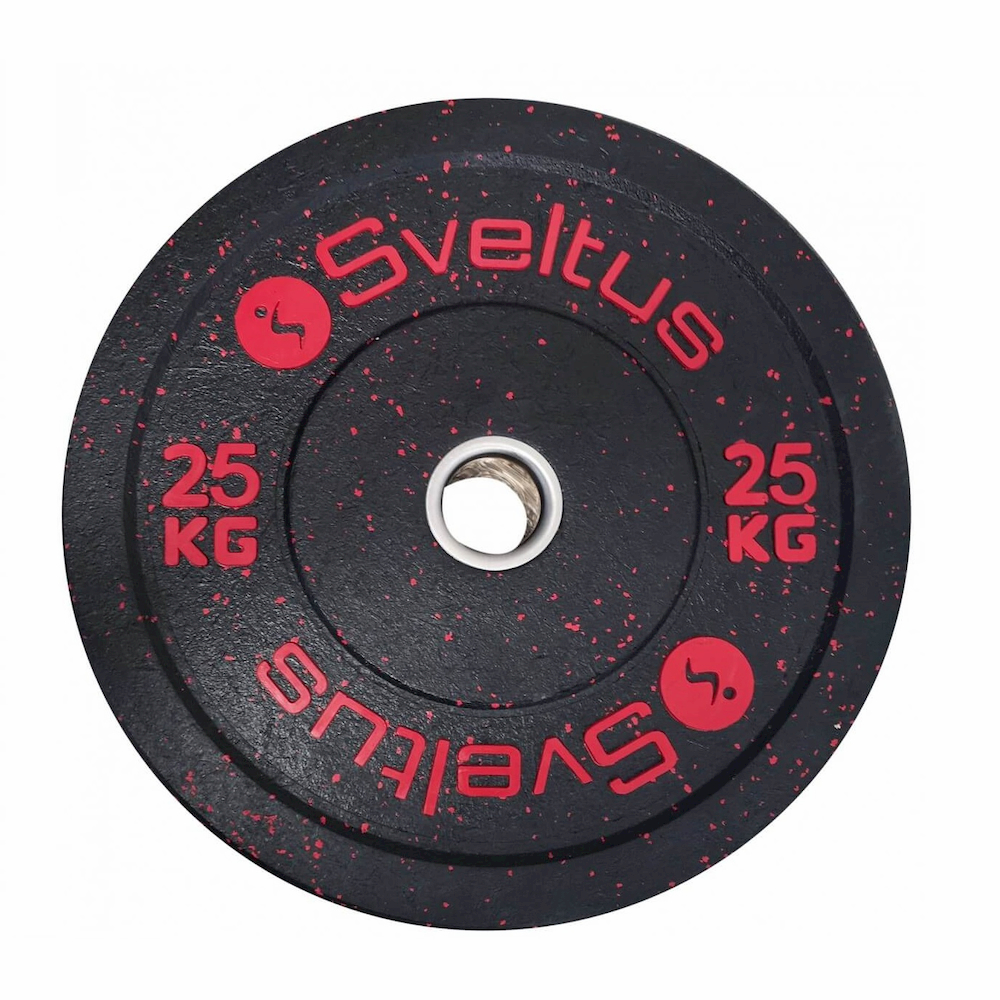  Disque Olympique - Diamètre 51mm Disque olympique bumper 25 kg Sveltus - FitnessBoutique