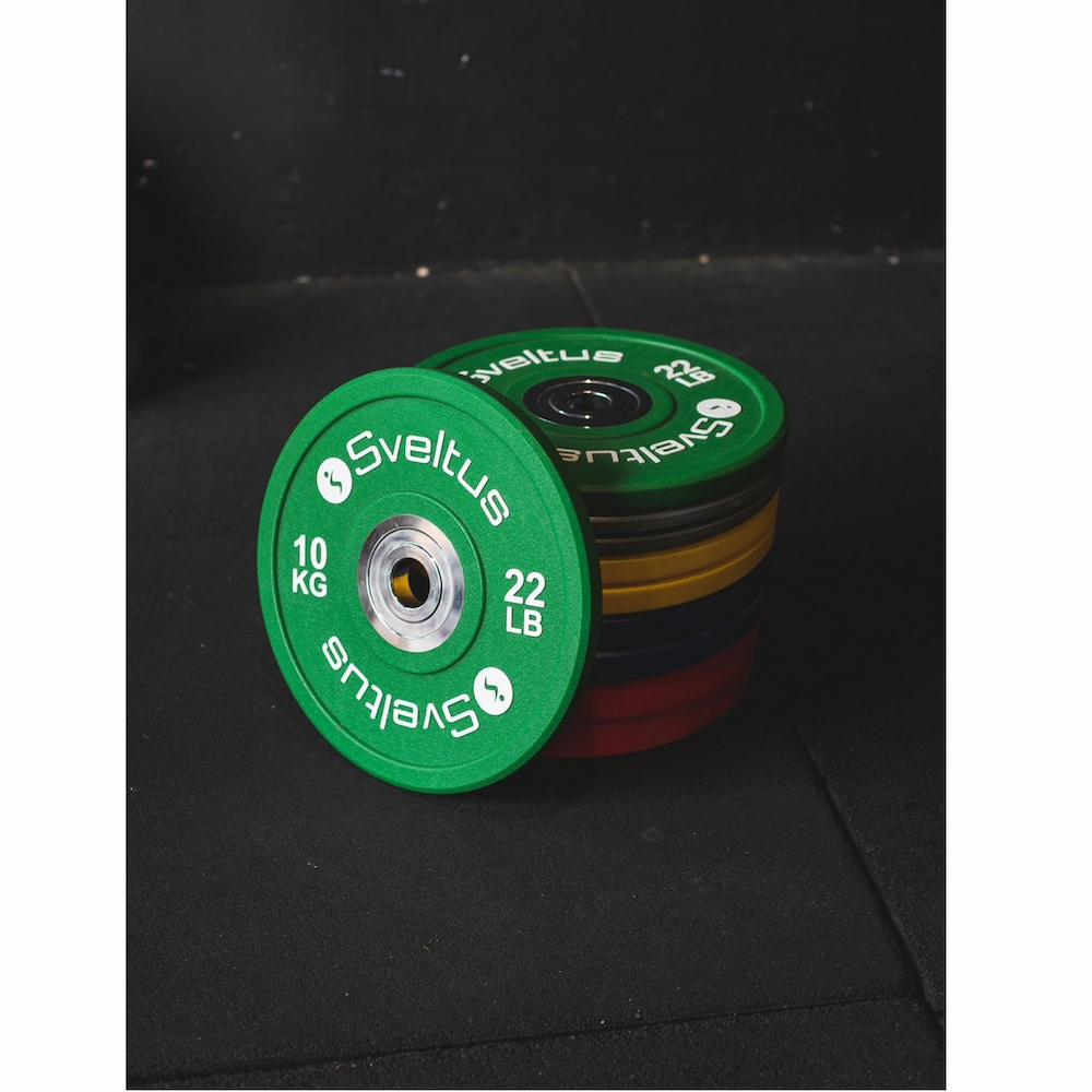 Disque Olympique - Diamètre 51mm Disque olympique compétition - 10 kg Sveltus - FitnessBoutique