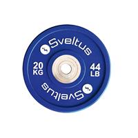 Disque Olympique - Diamètre 51mm Disque olympique compétition - 20 kg Sveltus - Fitnessboutique
