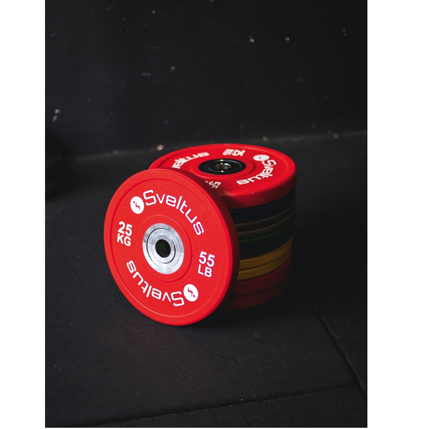 Disque Olympique - Diamètre 51mm Disque olympique compétition - 25 kg Sveltus - FitnessBoutique