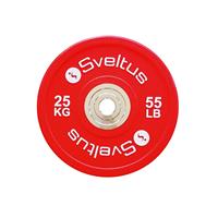 Disque Olympique - Diamètre 51mm Disque olympique compétition - 25 kg Sveltus - Fitnessboutique