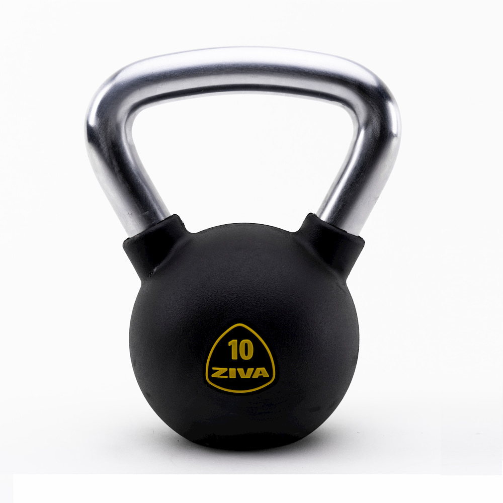 Kettlebells Kettlebell rubber ZIVA 10 kg Indisponible Fitnessboutique